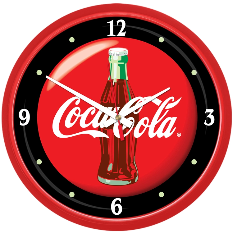 Coca-Cola Disk Clock- 14"