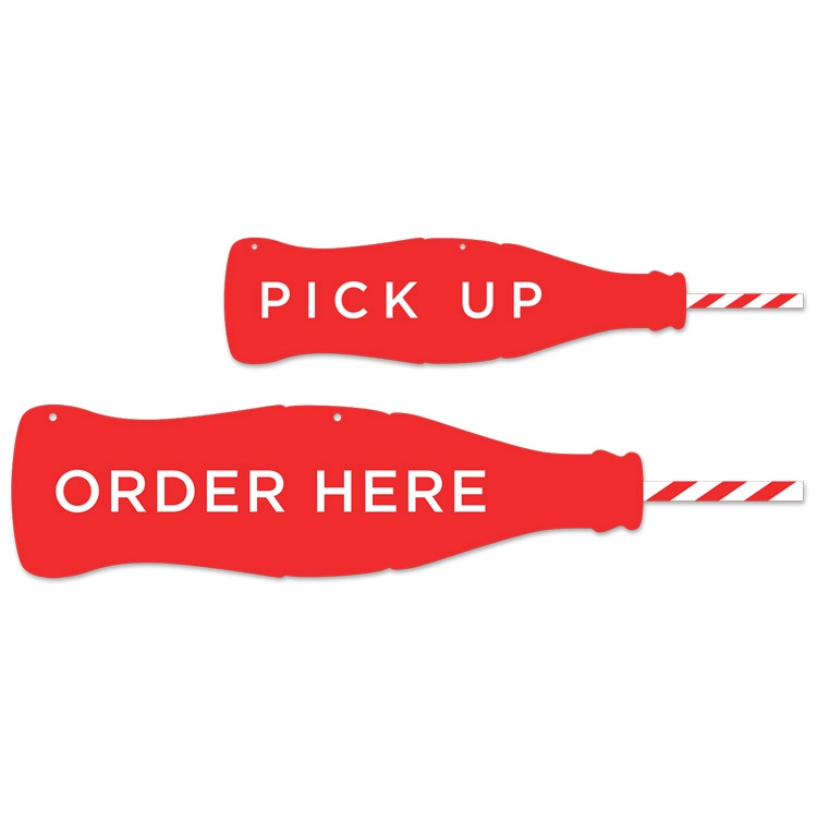Coca-Cola Order Here- Pickup Here Signs
