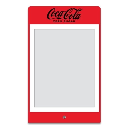 Coca-Cola Zero Sugar "Flip Cover" Counter Stand