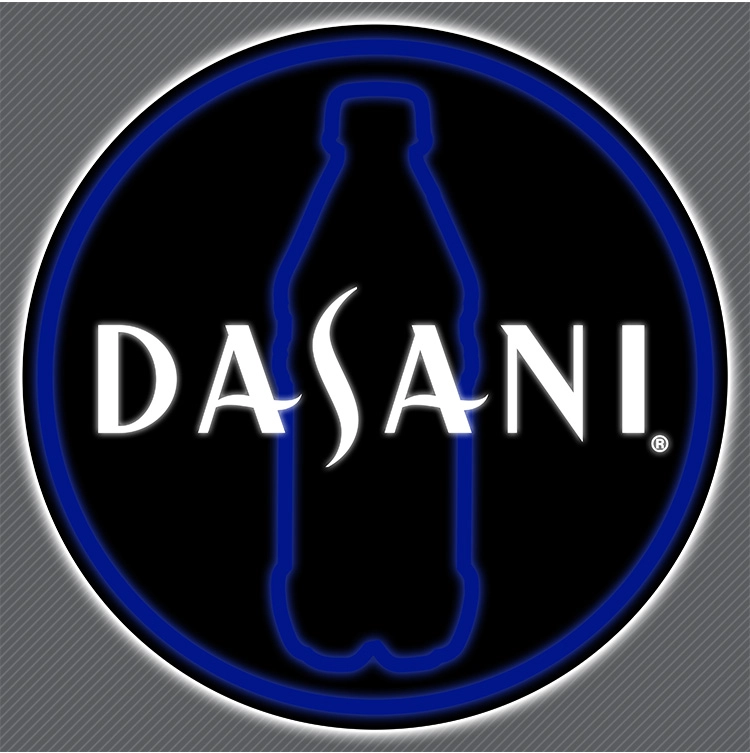 Dasani LED Illuminated Wall Sign with Outer Glow
