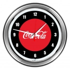 Deco-Styled LED Faux Neon Illuminated Disk Wall Clock- 15