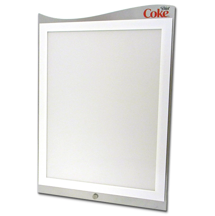 Diet Coke "Flip Cover" Counter Stand