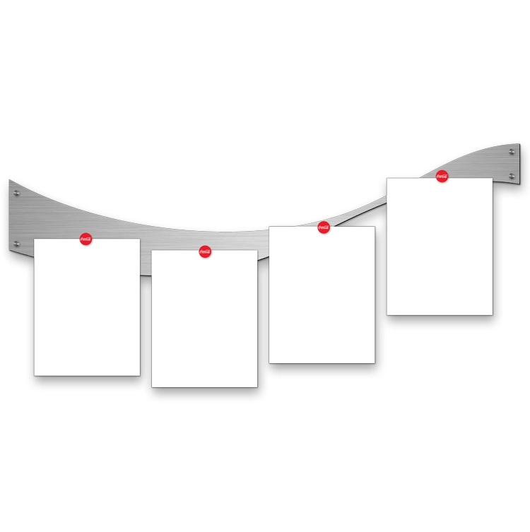 Dynamic Ribbon Four Clip Menu Holder