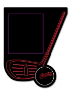 Golf Club & Ball - Slim LED Illuminated Sign 18" x 23"