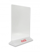 Large Table Tent Plex Stands- 10 Pack