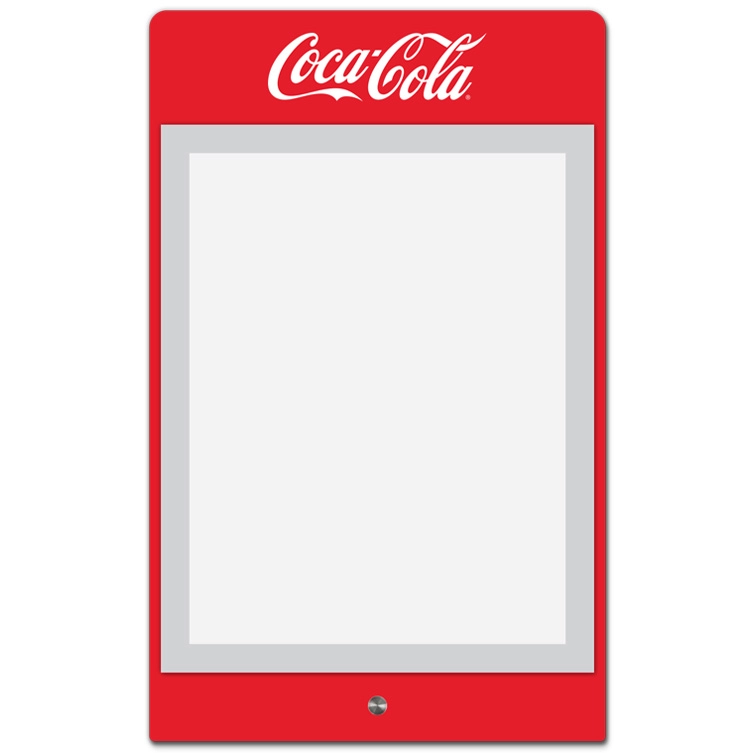 Red Coca-Cola "Flip Cover" Counter Stand