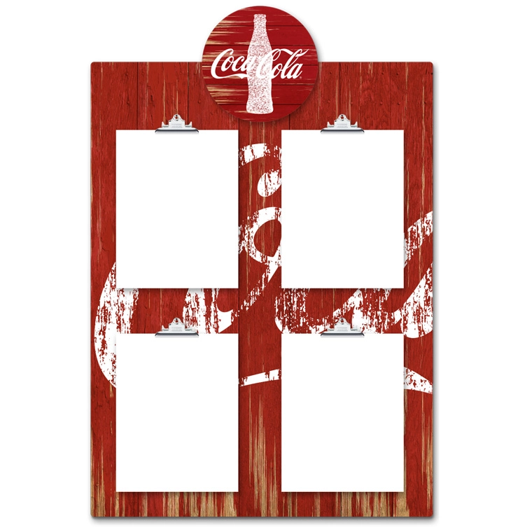 Rustic Four Clip Menu Board