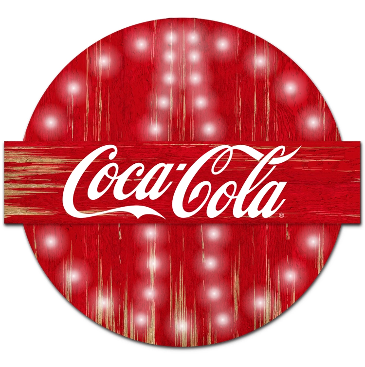 Rustic Wood LED Illuminated Wall Sign