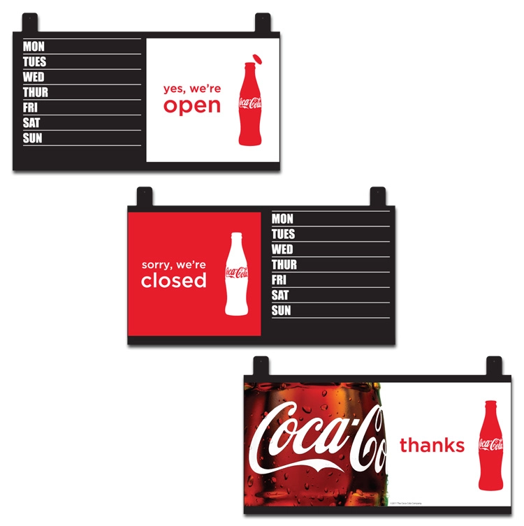 Sliding Open Close Sign