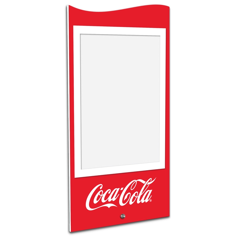 Small Coca-Cola "Flip Cover" Counter Stand
