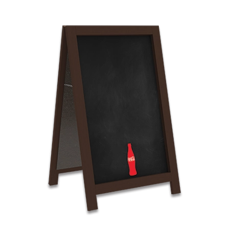 Solid Wood A-Frame Chalkboard Sidewalk Sign